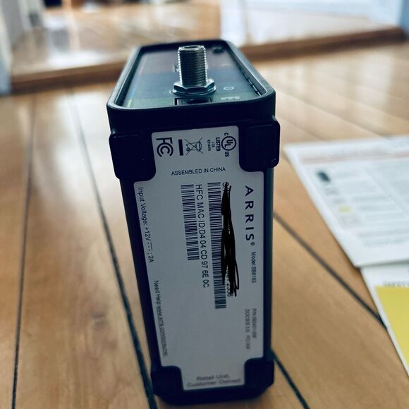 ARRIS SURFboard  SB6183 Black DOSCSIS 3.0 Cable Modem. Working. VGC - Picture 13 of 14